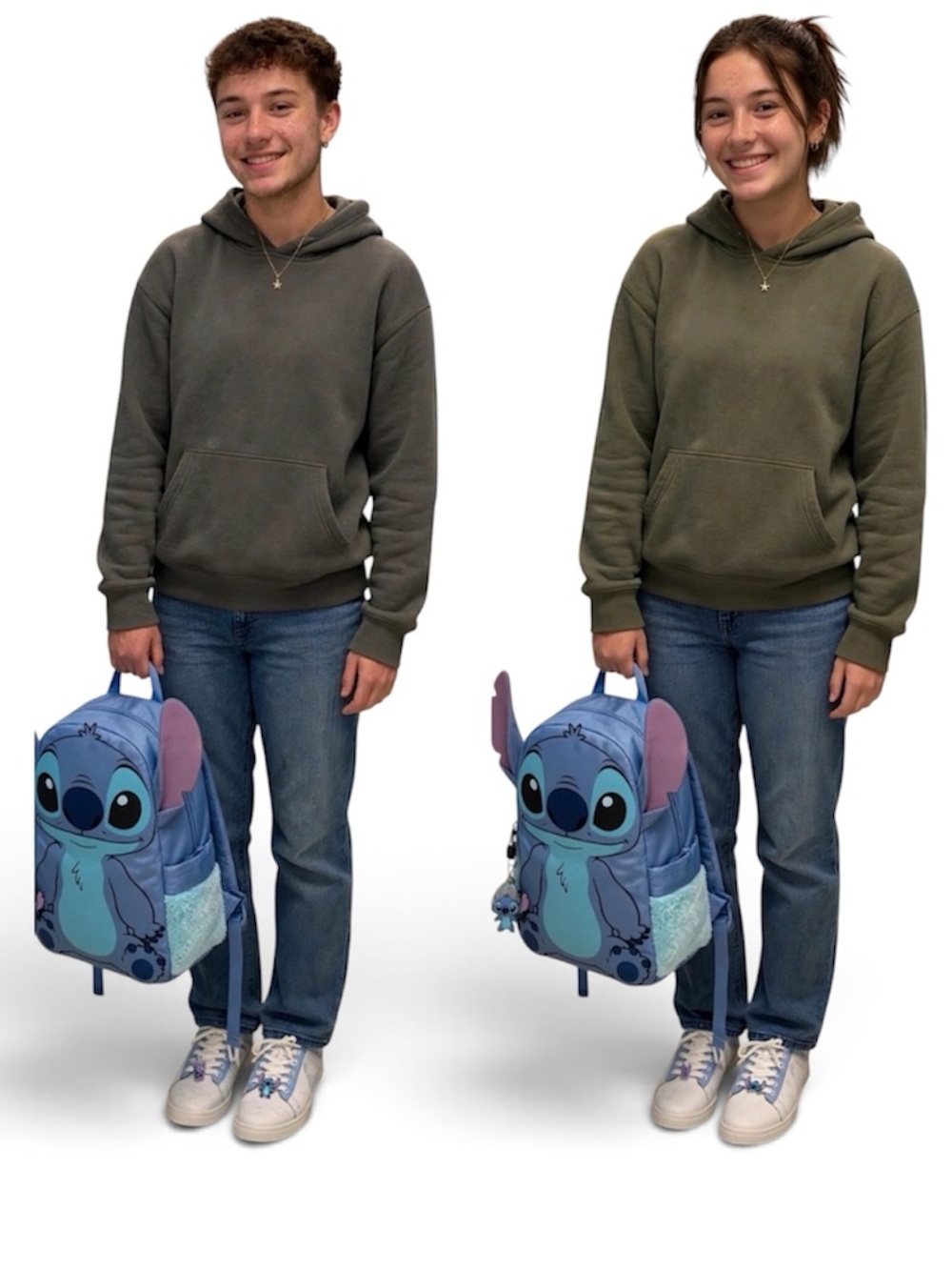 Disney Stitch Figural Laptop Bag & Boba Sneakers Set NWT Women Size 10